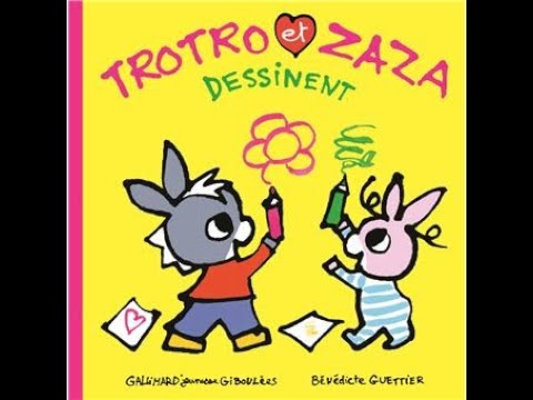 🍭 [Lecture de PAPA] Trotro et Zaza dessinent