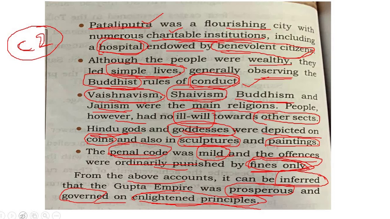 The Age of Guptas Part 1 ICSE Class 9 History