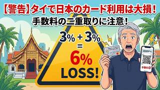 【2026年最新】タイで日本のカード利用は大損！手数料6%をゼロにする銀行活用術