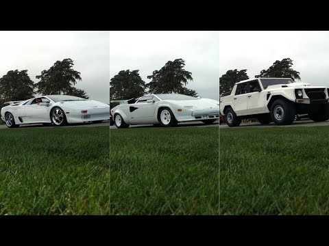 Monterey Car Week 2018: Concorso Italiano Cars Leaving