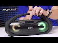 Garsiakalbis SVEN PS-425, juodas (12W, Bluetooth, FM, USB, Micro SD, LED-ekranas, 1500mA*h); SV-019624