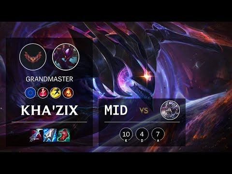 Kha'Zix Mid vs Kassadin - EUW Grandmaster Patch 12.2