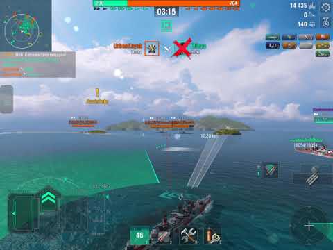 YUGUMO JAPANESE DESTROYER - WORLD OF WARSHIPS BLITZ GAMEPLAY –  MATCH  (No Commentary)