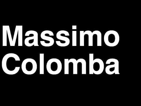 How to Pronounce Massimo Colomba FC Basel 1893 Football Goal Penalty Kick Yellow Red Card Injury