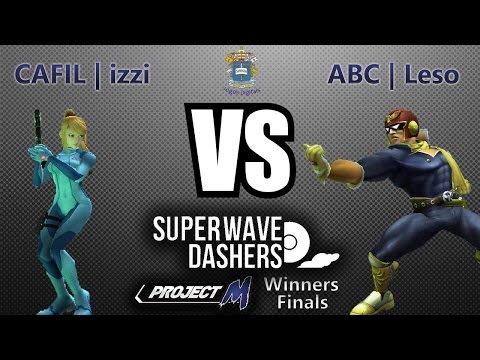 Super Wavedashers Project M Winners Final - CAFIL|Izzi (Zero Suit Samus) vs ABC|Leso (Falcon)