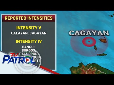 Magnitude 5.5 lindol naitala sa bahagi ng hilagang Luzon TV Patrol