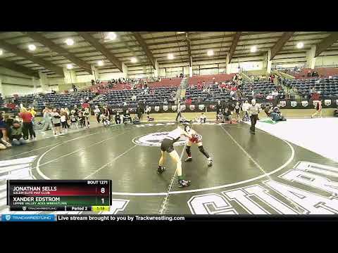 67 Lbs 1st Place Match - Jonathan Sells, Salem Elite Mat Club Vs Xander Edstrom, Upper Valley Aces