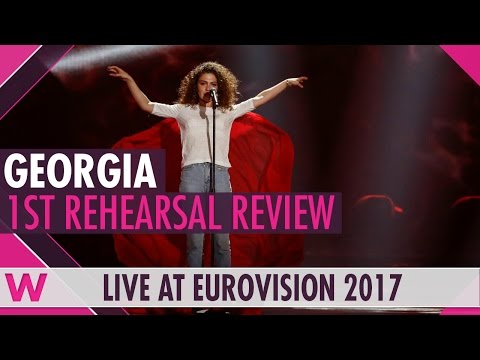 Georgia First Rehearsal: Tamara Gachechiladze “Keep The Faith” @ Eurovision 2017 (Review)
