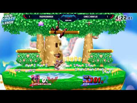 MSM 168 - FredFredBurger (Captain Falcon) Vs. Canes | Kiraflax (Rob) Losers Finals - Smash 4