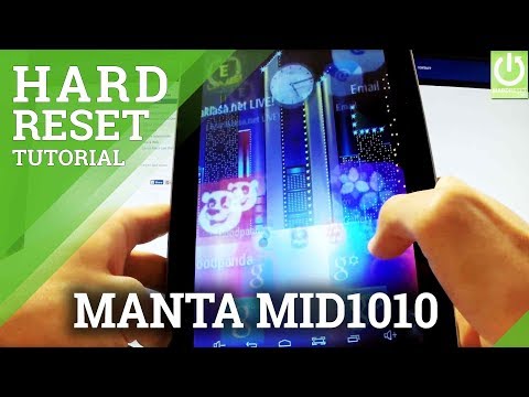 Hard Reset MANTA MID1010 3G - Delete Data / Restore Factory Settings