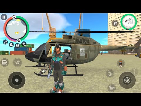 Vegas crime simulator new version game | Mission jumping car attack on military base | Games on
