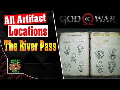 God of War -  All Artifact Locations for The River Pass -  Artifact Set The Faces of Magic