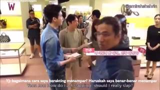 Download lagu [2016, Aug 21st | Eng-Indo Sub]  #WTwoWorlds BTS - Slap Scene | #W Ep.2 mp3