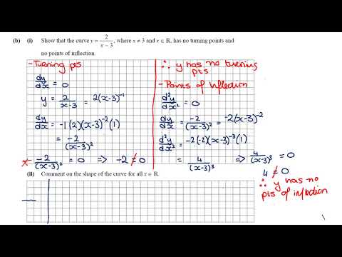 LCHL Revision Question 18  - Calculus