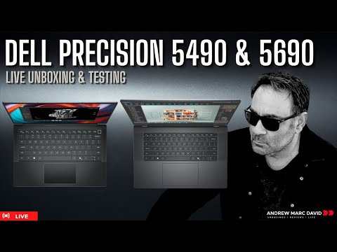 Dell Precision 5490 & 5690 - Live Unboxing & Testing