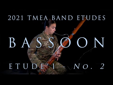 2020-2021 TMEA All-State Etudes - Bassoon - Etude I - No. 2