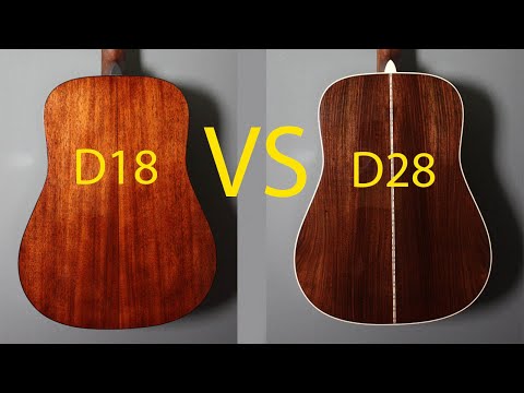 Mahogany vs Rosewood - Dreadnought Edition  D28 vs D18