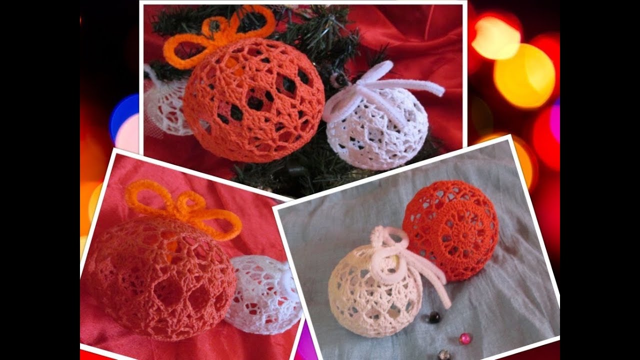 Glob cro?etat, model nr 1 / Ornament pentru brad de Craciun