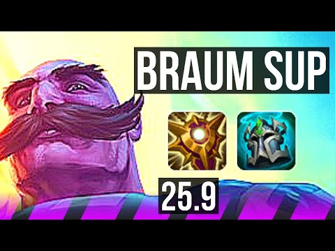 BRAUM & Miss Fortune vs LEONA & Caitlyn (SUP) | BR Grandmaster | 25.9