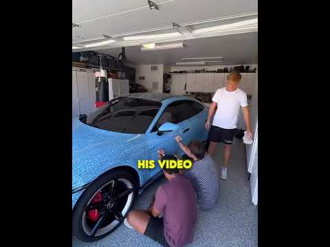 He Covered His Porsche With Names!😱