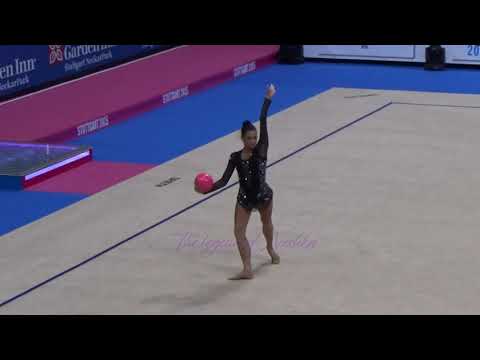 Dóra VASS (HUN) ball - 2015 Stuttgart worlds Qualifs