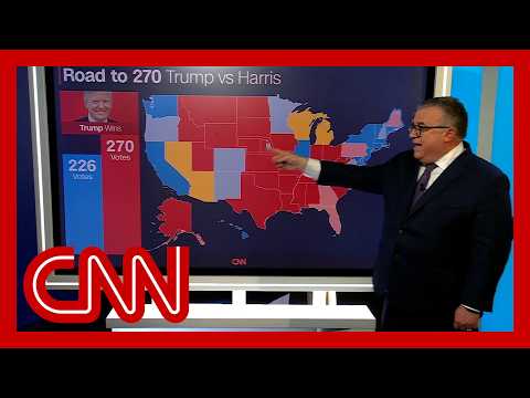 特朗普和哈里斯最有可能贏得選舉的途徑 (The most likely paths to electoral victory for Trump and Harris)