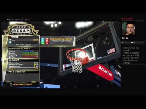 NBA 2k20 My Career 87 Interior Force Build.
