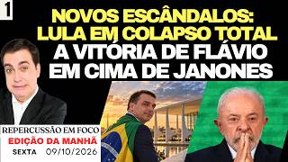 1# CAMPANHA DE LULA em colapso, ENQUANTO FLÁVIO BOLSONARO soma VITÓRIAS