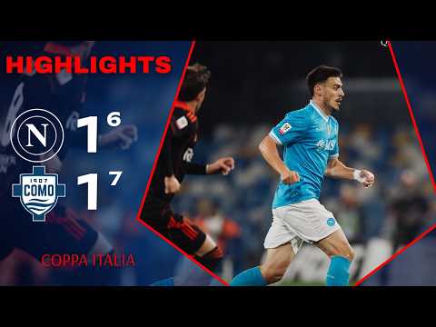 Napoli - Como | 1-1 (6-7 PENS) | Coppa Italia 2025-26 | napoli como