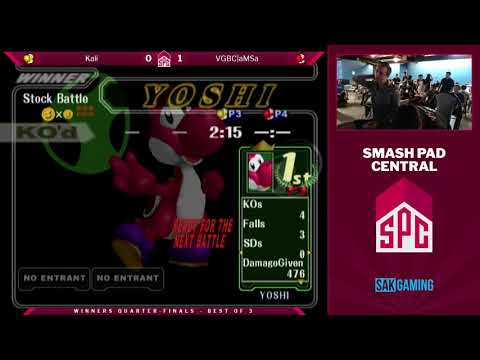 SPC 74 Winners Quarters - Kali (Golden Yosh) vs VGBC|aMSa (Red Yoshi)
