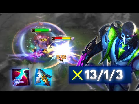 Rank 1 Zed NA vs Qiyana Eclipse abuse