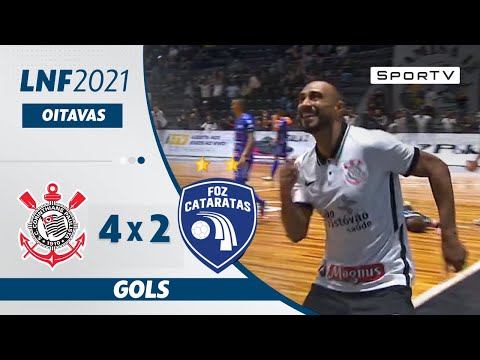 CORINTHIANS 4 X 2 FOZ CATARATAS | GOLS | OITAVAS DE FINAL LNF | SPORTV