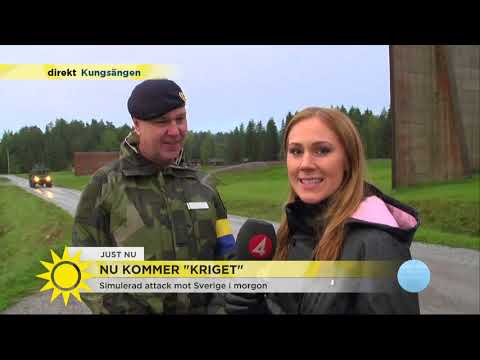 Krigsövningen Aurora: "Det enda som skiljer mot ett krig är att vi inte har skarpladdade vapen&