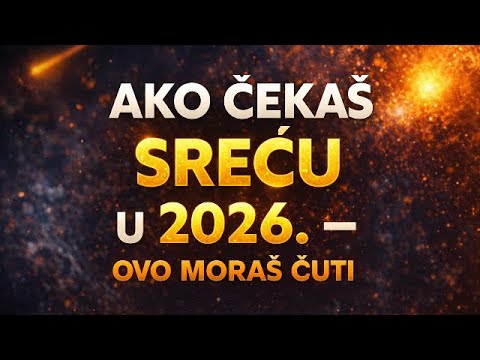 Ako Čekaš Sreću u 2026. – Ovo Moraš Čuti!