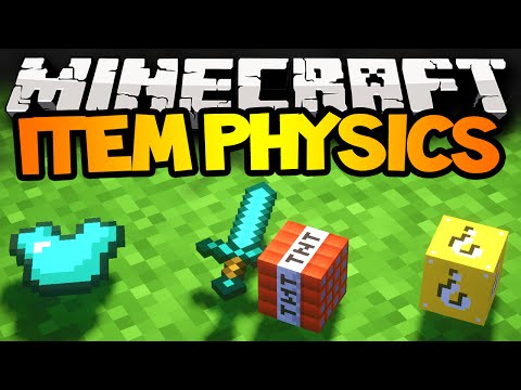 Lachlan - Minecraft Mods ITEM PHYSICS (New Drop Animation, 3D Items + More) Mod Showcase [1.7.2]