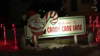 preview picture of video 'Candy Cane Lane in Crown Point, IN'