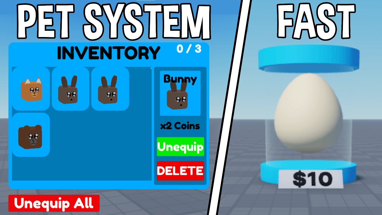 How To Make A Pet System in Roblox Studio!