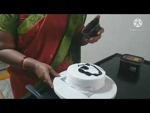 chocolate choco cake decorating with ganache and chocolate garnishing