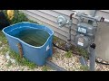 Tote Filled with Water & Mosquito Larvae in Bridgewater, NJ