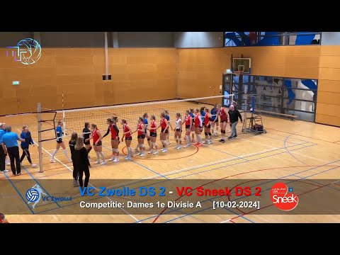 Volleybal Dames 1e Divisie A: VC Zwolle D2 - VC Sneek D2 [10-02-2024]