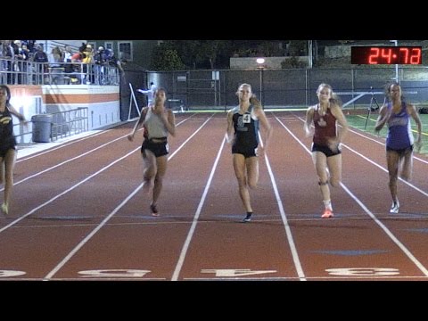 2015 Track - Tiger Invite - Varsity Girls' 200 (4 Heats)