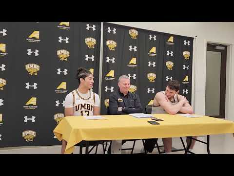 UMBC Post-game Press Conference After Win Over New Hampshire