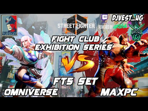 Street Fighter 6 Fight Club Exhibition Series - Omniverse VS MAXPC FT5 Set (Boo This Man 3-0)