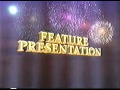 Feature Presentation Logo And Blue Format Screen