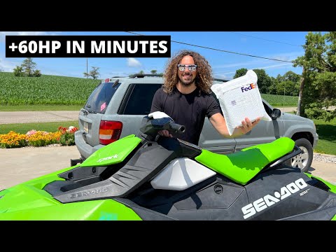 Doubling my Sea-Doo Sparks HP with Reliable Tunings Rental Kit