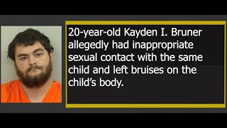 Jacobe Young & Kayden Bruner arrested for alleged inappropriate sexual contact with victim under 13