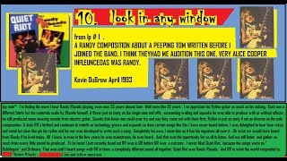 Look in any window- RR