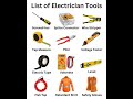 Types Of Electrician Tools