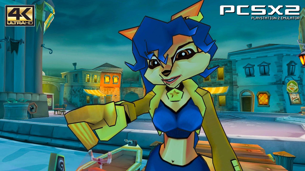 Sly 3: Honor Among Thieves - PS2 Gameplay 4k 2160p / HD Texture Pack (PCSX2)