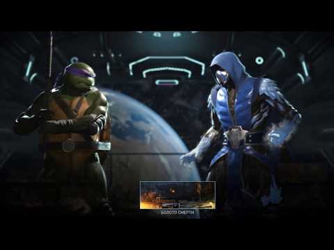 Injustice 2 DONATELLO VS SUB-ZERO